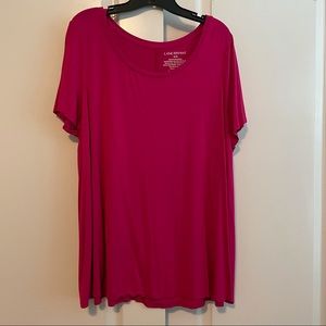 LAST CALL🚨Lane Bryant Pink Short Sleeve Tee 18/20